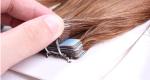 Custom Brown Durable Straight Tape In Human Hair Extensions Virgin Hair