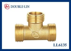 Quality 1/2 &quot; To 1 &quot; Male X Male X Male Brass Tee wholesale