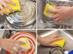 Colorful Eco Friendly Washing Up Sponge Dishwasher Safe Sponge Anti Odor