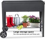 Standing Raised Garden Beds Heavy Duty Outdoor Planter Box for Functional