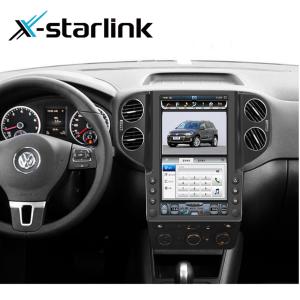 Quality Tesla Style Android Navigation 8G 128G For Volkswagen Tiguan 2010-2016 Multimedia Player wholesale