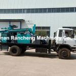 300m Deep Rock Borehole Drilling Rig Truck Mounted Water Well Machine