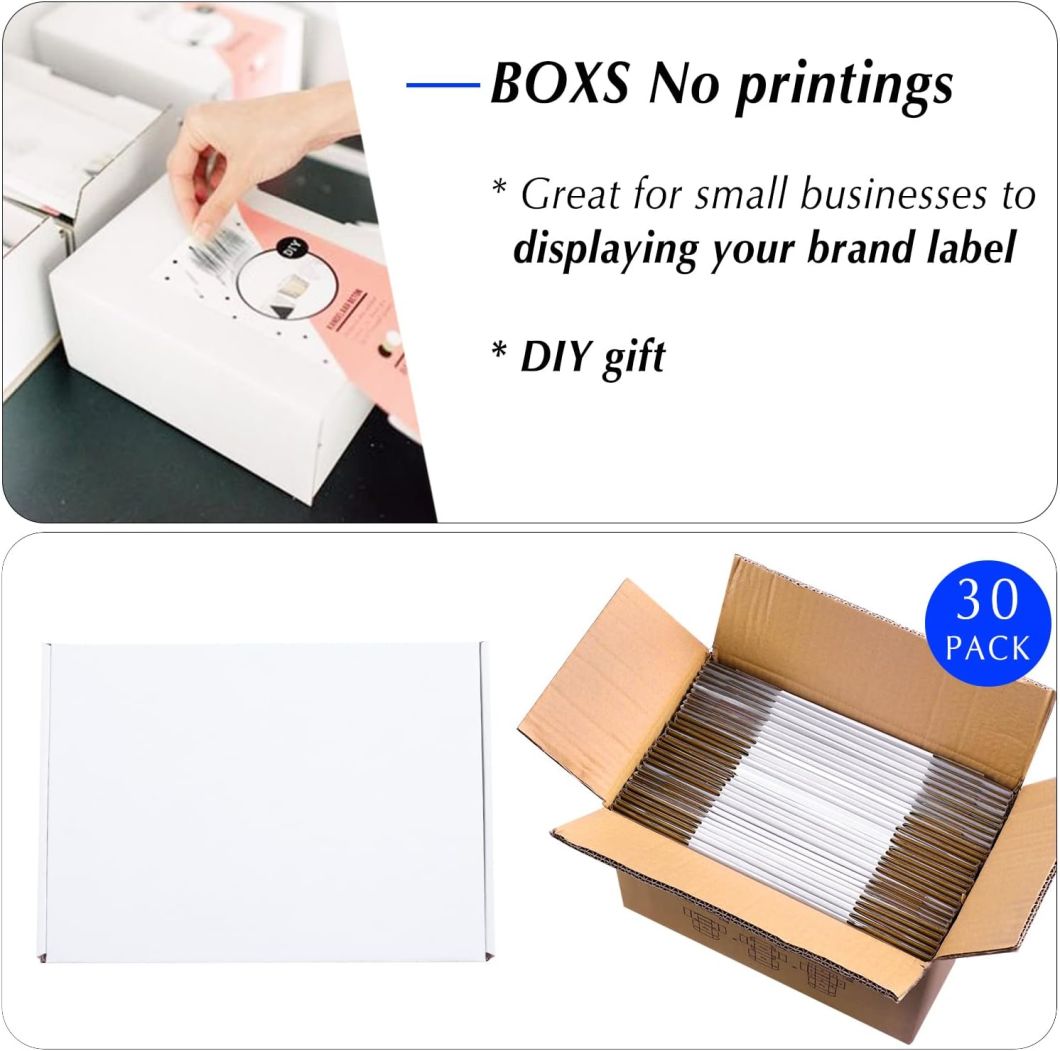 Rk Bakeware China Collapsible Corrugated Paper White Cake Box Cake Baking Box