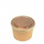 Waterproof Takeaway Food Container Kraft Food Grade Paper Customized Printing