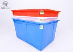 Big Storage Colorful Plastic Bin Boxes W50 Nestable HDPE 487 * 343 * 258 Mm