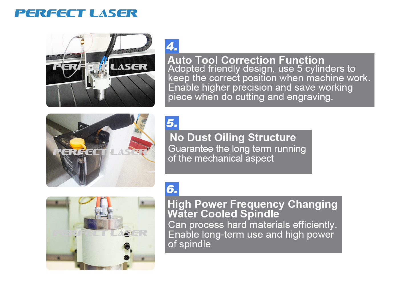 High Speed Advertising CNC Router Engraving Machine For Wood Acrylic PVC