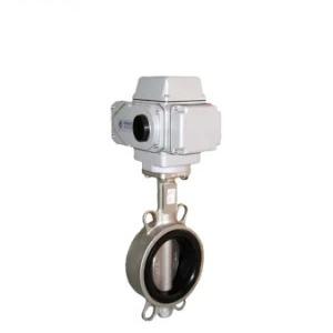 Quality DIN Casting Electric Control Butterfly Valve Stainless Steel Wafer Butterfly Valve wholesale