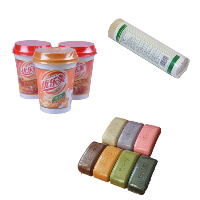 Film Upper Feeding Automatic Shrink Packing Machine , Noodles Biscuit Packing Machine