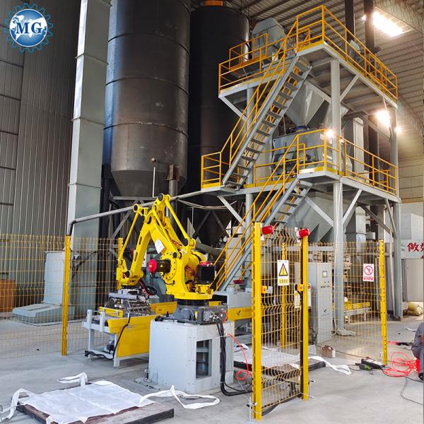 Dry Valve Type Automatic Putty Mortar Production Line Durable Dry Mortar
