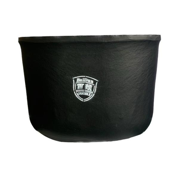 Melting Casting Graphite Clay Crucible Thermal Shock Resistant Cylindrical