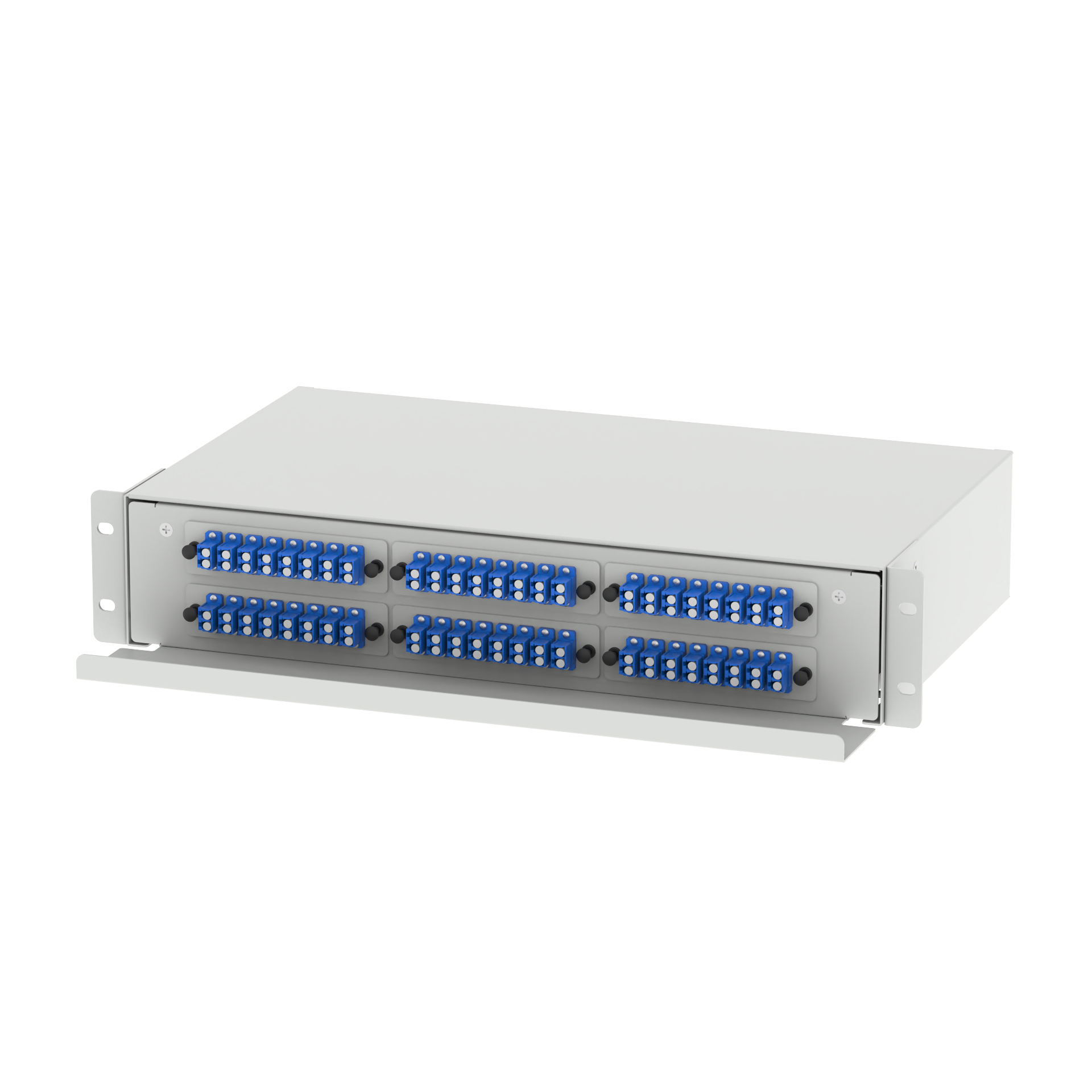 5 LC Type 2U 96 Port Optic Fiber Distribution Patchpanel for FTTX Connector Type LC