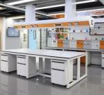 Steel Wood Lab Island Bench Goverment Laboratory Chemical Workbench ODM