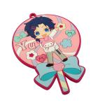 Mexican Customized Logo Plastic Keychains In Bulk