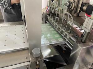 Quality 8 Lanes Alcohol Medical Pads Alcohol Cosmetic Cotton Pad Making Packing Machine wholesale
