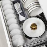 Hotel Restaurant Tableware Sets Stylish Ceramic White Porcelain Dinnerware with