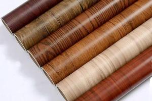 Quality Class B1 Self Adhesive Furniture Film Vinyl Cupboard Covering Laminates wholesale