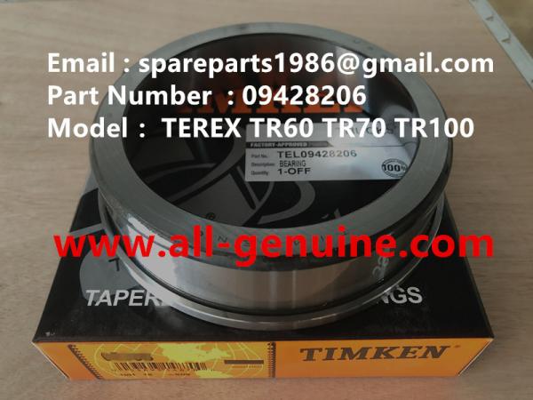 TEREX 09428206 BEARING TIMKEN CUMMINS NHL RIGID DUMP TRUCK TR35 TR50 TR60 TR100