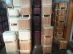 Natural Straw Household Storage Stool Grass Woven Ottoman Box Eco-Friendly Hand