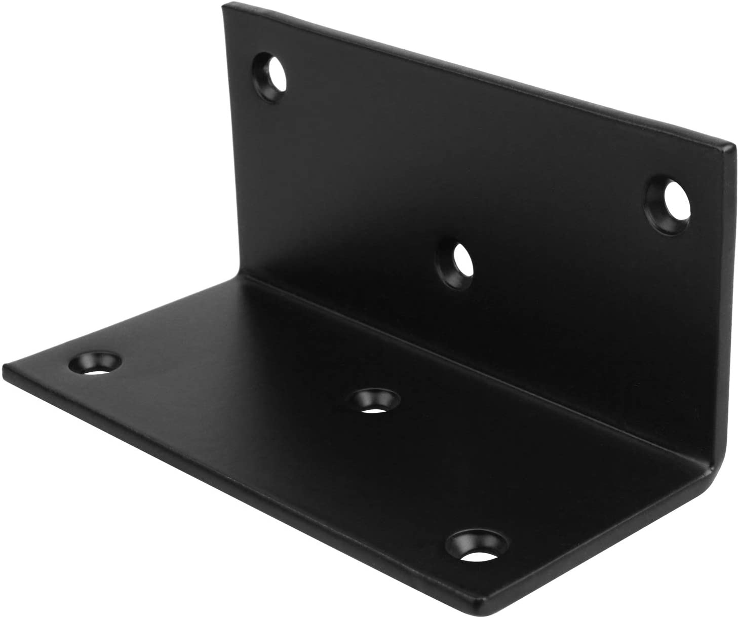 Silver 70 x 70 x 55 x 2.5mm Corner Angle Connecting Braces Plates Beading Heavy Duty Timber L Joining Brackets