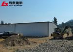 Weather Resistant Prefab Farm Buildings Rectangular Steel Structure Greenhouse