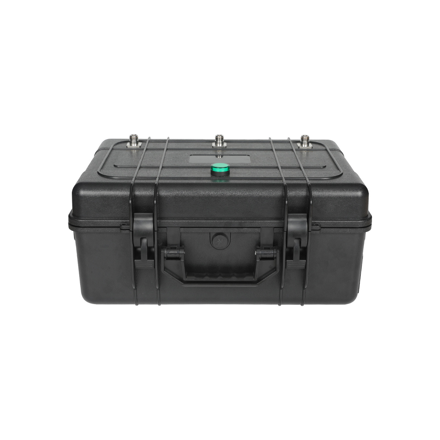 3 antennas 150W powerful briefcase design signal jammer blocks 2400-2500MHz,850-950MHz, 5725-5850MHz etc,. customizable signals, with a coverage range