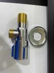 Modern Zinc Alloy Handle Brass Angle Valve 12 Bar Working Pressure