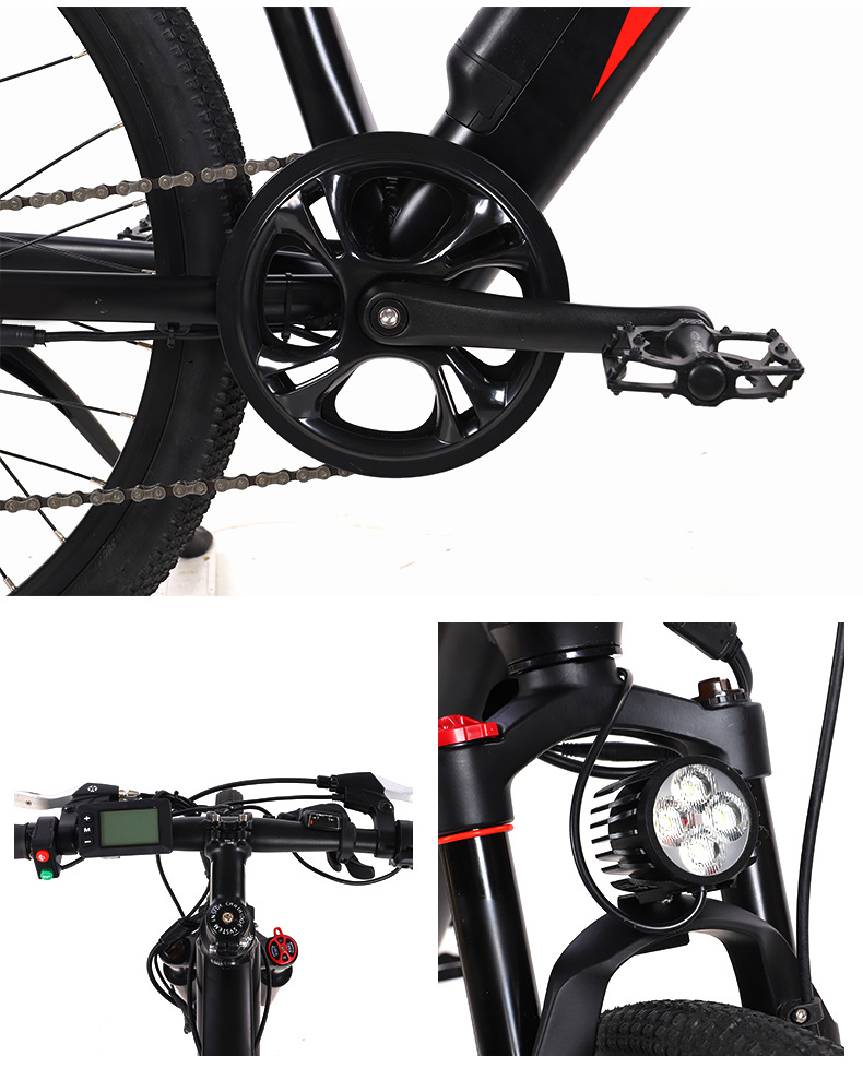 36V 500W Motor Electric Snow Bike 26 Inch Aluminium Alloy Ebike For Adult