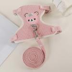Pet Harness Beathable Adjustable Cutomized for Small Teddy Dogs