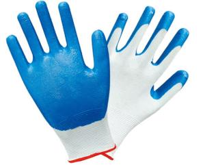 Quality Blue Nitrile Coated Nylon Gloves wholesale
