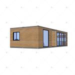 Heya-1X04 House Of Flat Pack Shipping Prefabricated House Norway Personal House