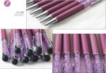 2014 Hot! Crystal pens - metal ball pen -pink color