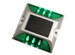 Square Road Stud with Solar LED Light White Yellow Red Blue Green Warning Road