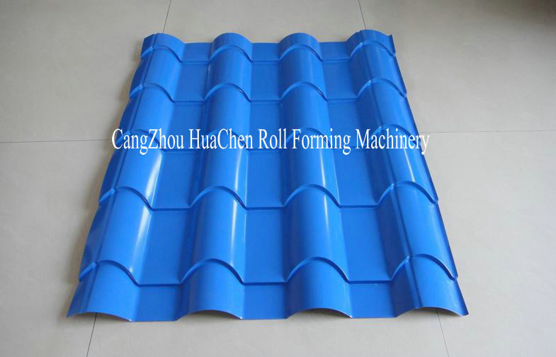 380V Power Hydraulic Arc Sheet Metal Roll Forming Machines 15 Roller Station For Africa