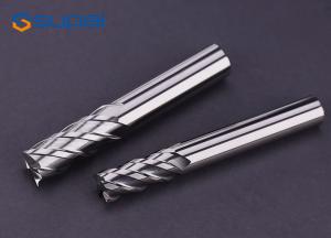 Quality 10% Discount 45HRC 55HRC Polished 3 Flute Aluminium End Mill Cutter for Carbide Sharpening Machine wholesale
