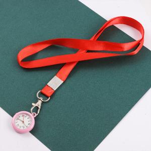 Quality ID Lanyard Fob Pocket Nurse Watch Trendy Casual Nurse Hospital Gift Medical Clock Doctor Watch Black Reloj de enfermera wholesale