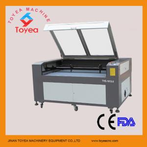 Quality Two heads laser cutting machine with 80W RECI brand laser tube TYE-1612-2 wholesale