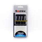 Soshine 3.2V LiFePO4 AA / 14500 700mAh battery, excellent for flashlight, power