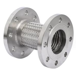 Quality Flange Connection Ss304 Stainless Steel Braided Flexible Metal Hose wholesale