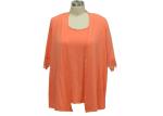 Custom Wholesale Casual Tops With Fake Two-Pieces Design For Middle Aged Women