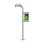 100V 240V Outdoor LCD Advertising Display Stand Digital Sign Board