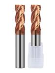 Tungsten Steel CNC End Mill Cutter Flat Milling Cutting Tool Nano coating