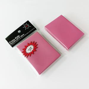 Quality Pink Trading Card Protector MTG / Naruto / Pokemon Card Sleeves 63X88mm Fit wholesale