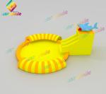 Toddlers Inflatable Water Slide Park Aqua Park With Swimming Pool