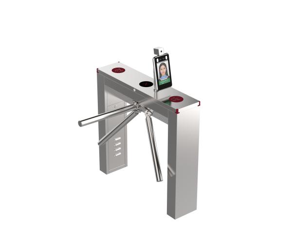 Automatic Face Recognition Thermal Scanner SUS304 Tripod Turnstile Gate ISO