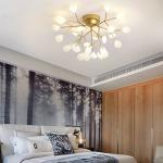 Vintage Industrial Ceiling Light Living room Kitchen Dining room Glass Flush