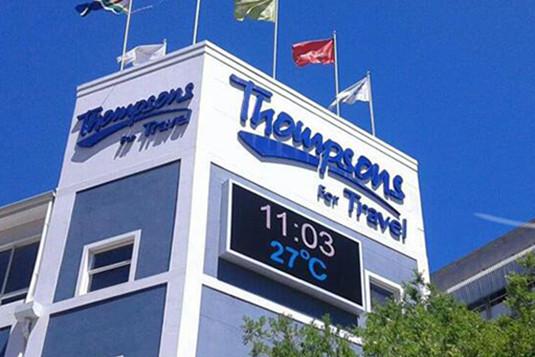 South Africa Cape Town Outdoor P8 LED Display Waterproof IP68 High Brightness