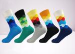 Fashion Happy Socks Men , Assorted Colorful Premium Cotton Sock For Women