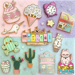 Quality Custom Logo Hard Enamel Lapel Pin Badge Personalised Metal Pin Badges wholesale