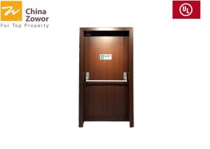 Quality Single Swing 70 mm/ 90 mins/ 40 dB Soundproof Steel Insulate Fire Door wholesale