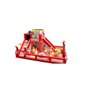 Quality Fire Truck Combos Children Fun Park Inflatable Playground wholesale